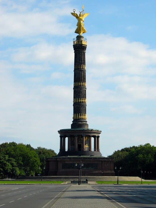 The Siegessäule in Berlin's Tiergarten.